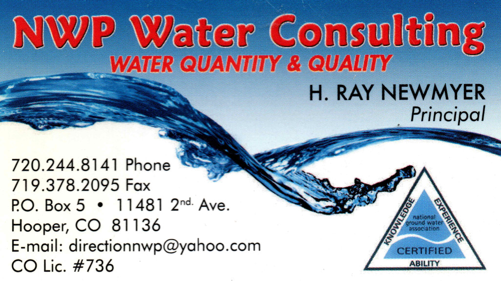 NWP Water Consulting - H. Ray Newmyer